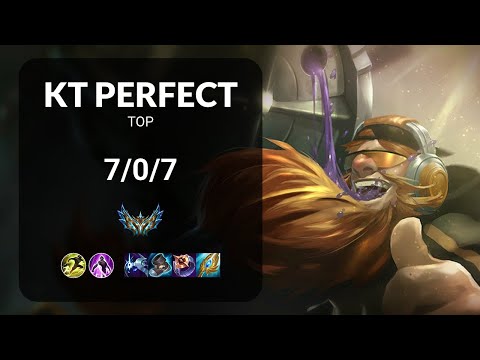 KT PerfecT Gragas vs Jayce TOP - KR CHALLENGER Patch 15.4