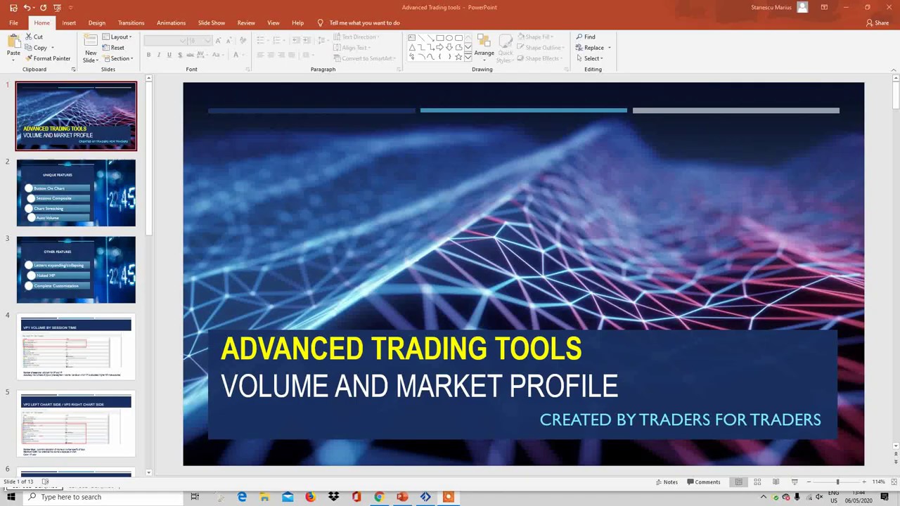 Advanced Trading Tools:  Volume and Market Profile indicator for MT4