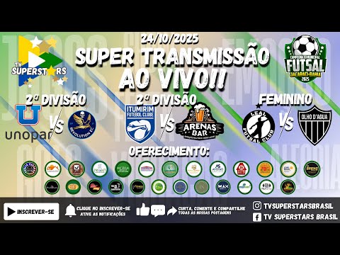 24/10 - CAMPEONATOS DE FUTSAL DE JACARACI 2025 - NOITE DE MUITA EMOÇÃO PELO MUNICIPAL DE JACARACI!