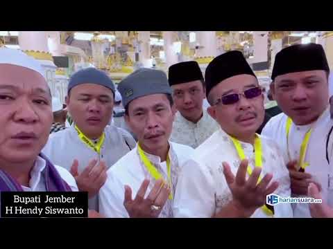 Umroh Hari ke-4, Bupati Hendy dan Rombongan Pemkab Jember Ziarahi Raudhah, Taman Surga Masjid Nabawi