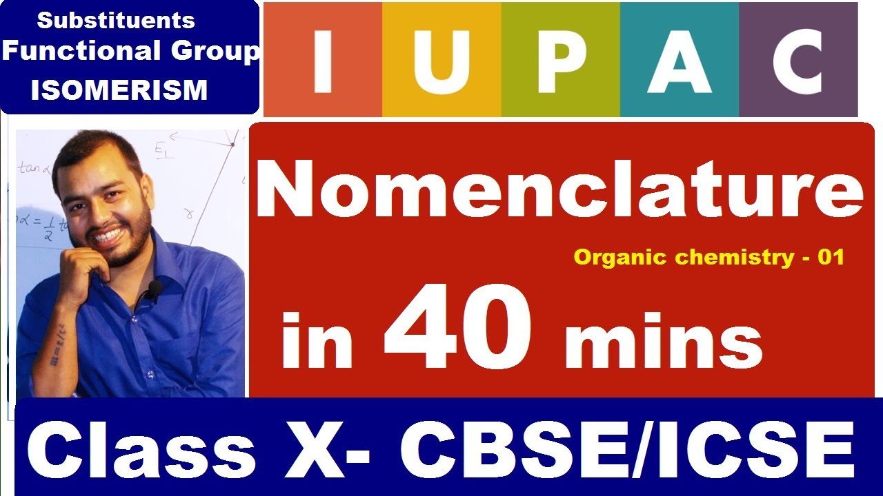 IUPAC - Nomenclature of ORGANIC  Carbon & its compound - Functional groups