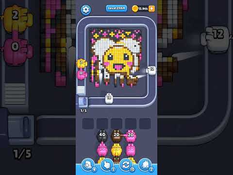 Pixel Flow Level 2464 Walkthrough