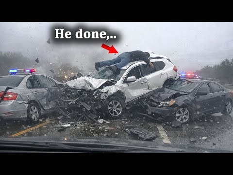No Mercy Police Chases CRAZY Moments Brutal PIT Maneuvers and High-Speed Crashes!