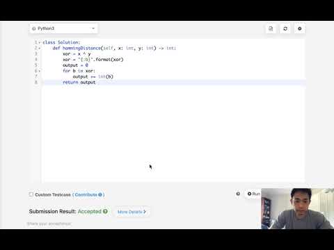 Leetcode Hamming Distance Python