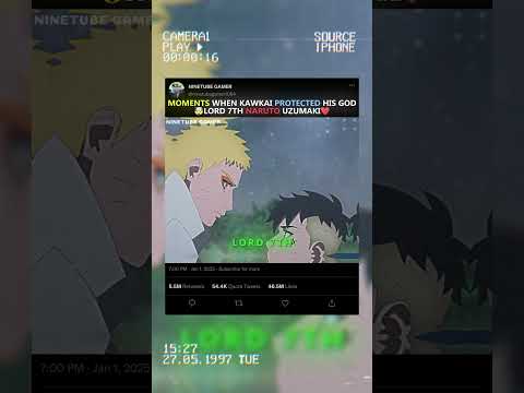 Kawaki Protected His father Naruto Uzumaki🥶🔥