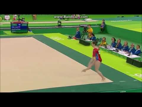 Aliya Mustafina. FX TF. 2016 Olympic Games