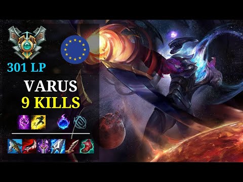 Varus Mid vs Viktor - 9 kills - 404 Xtylk EUW Grandmaster (301 LP) Patch 11.5