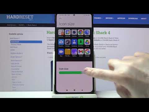 How to Change Icon Size on XIAOMI Black Shark 4 - Adjust Size of Icons