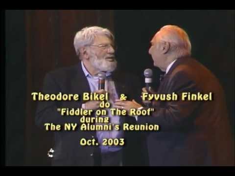 Fyvush  & Theodore Bikel perform" Fiddler On The Roof" Oct 2003.