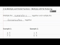 2.3a: Multiply with No Reducing