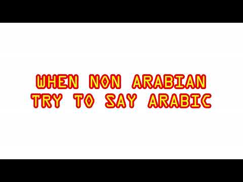 When Non Arabian Try To Say Arabic | A/A Official | Ghazi Elsayed