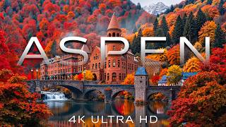 Beautiful Autumn in Aspen, Colorado 4K UHD 🍁 Vibrant Foliage, Majestic Peaks & Tranquil Alpine Views