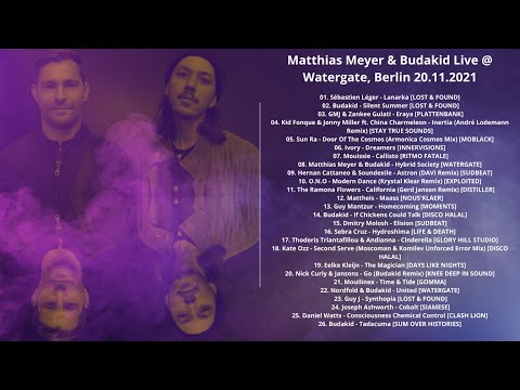 [CLASSIC SET] Matthias Meyer & Budakid Live @ Watergate, Berlin 20.11.2021 with tracklist