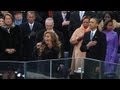 Beyonce Sings National Anthem at Obama ...