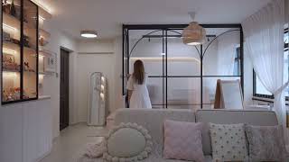 Resale HDB Renovation Wellington Circle | Eclectic Modern Design | Space Factor Singapore