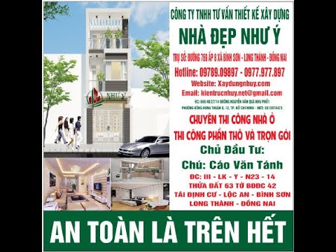 Thi công phần móng nhà phố cho khách tại Long Thành |Xây Dựng Như Ý 09789 09897