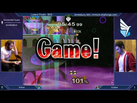 MMOM143 SSBM - Kalvar (Marth) vs. Golden (C. Falcon) - Melee LF