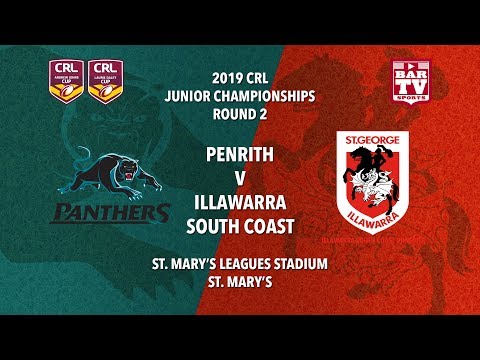 2019 Country Rugby League Rep - Johns and Daley Cup - Round 2 - Panthers v Dragons