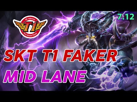 SKT T1 Faker Kassadin Mid - Korean Pro Replay