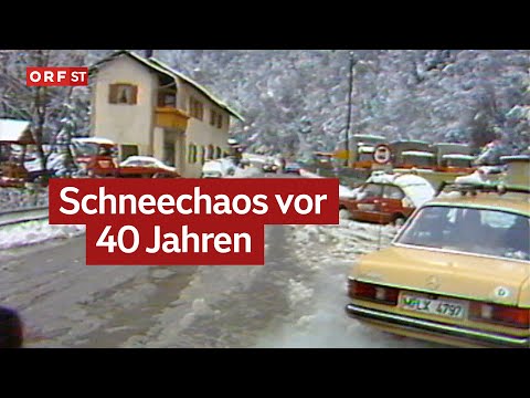 Record snowfall in South Tyrol | Austria Today, February 1, 1986