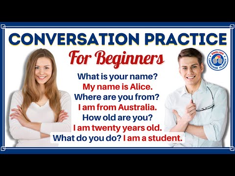 Conversation Practice (For Beginners) English Language Fluency Listening and Speaking Practice