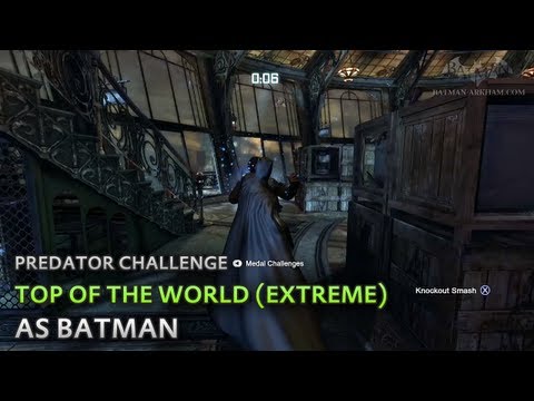 Batman: Arkham City - Top of the World (Extreme) [as Batman] - Predator Challenge
