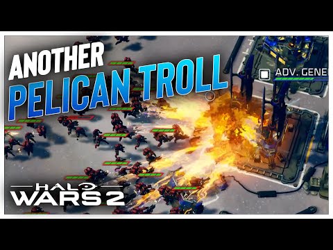 I love trolling with the Pelican in Halo Wars 2
