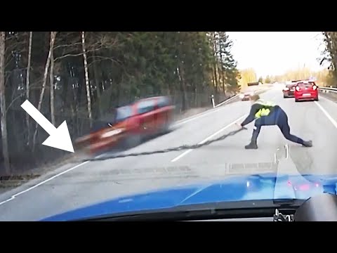 Police Spike Trap WINS & FAILS Compilation