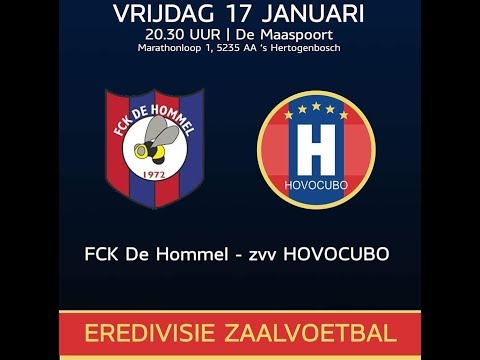 2020-01-17 Zaalvoetbal, Eredivisie, FCK De Hommel-Hovocubo, hele wedstrijd, Full HD, 50fps