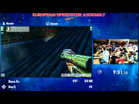 #ESA15Yellow - Deus Ex [ Any% ] Speedrun by Heinki