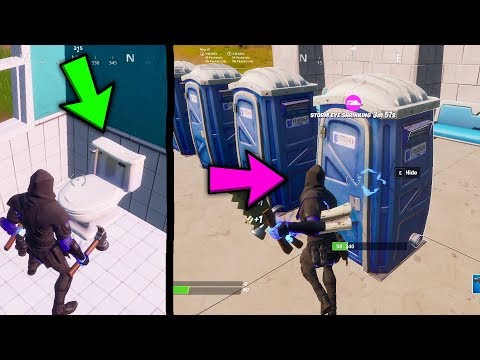 Destroy Toilets - Fortnite Deadpool Challenges