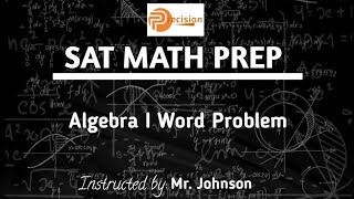 How to Solve Difficult Word Problem Questions. (Sat Prep)