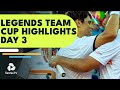 Ferrer Takes On Baghdatis; Hewitt, Robredo, Haas & Stepanek Play | Legends Team Cup Highlights Day 3