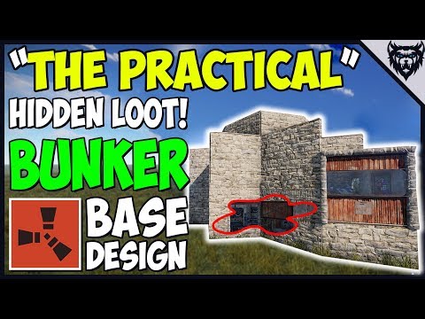 RUST - "The Practical" STRONG Bunker Base Design - Building 3.2 (2018)