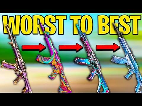 10,000 Players Rank VANDAL SKINS from WORST TO BEST