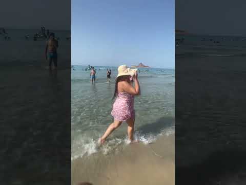 One of the most beautiful beaches in the Mediterranean 🦀🪼🏖️