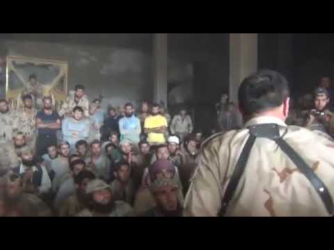 كلمة للشهيد زهران علوش يلقي كلمة أمام المقاتلين قبل خروجهم لمؤازرة اخوانهم على جبال دمشق