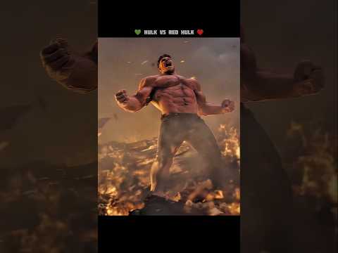Hulk vs Red Hulk — Who’s the Real Monster? 😱