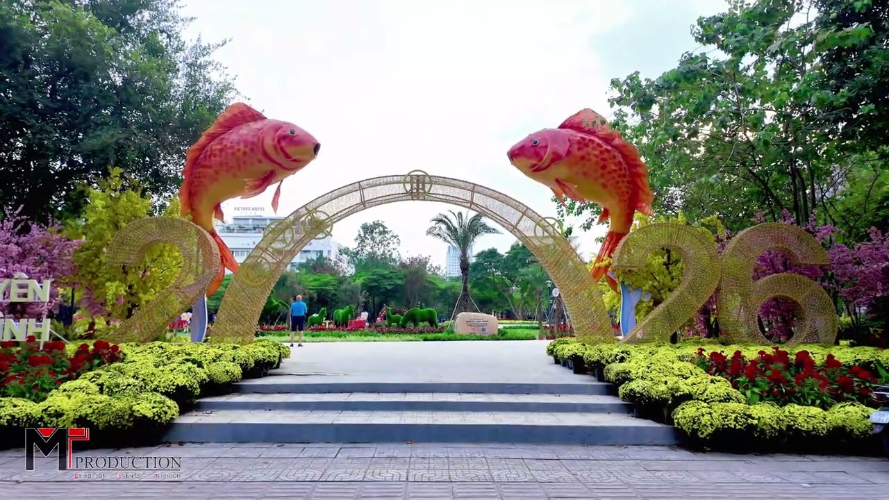 MT-PRODUCTION | TRANG TRÍ TẾT NHÀ THI ĐẤU PHAN ĐÌNH PHÙNG 2026