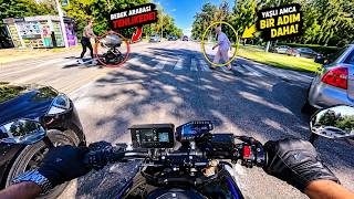 ÖLÜMDEN SON ANDA KURTULAN MOTORCULAR! 😳🏍️