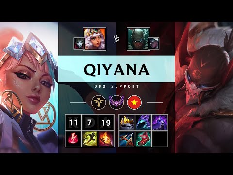 Qiyana Support vs Pyke - VN Master Patch 25.12