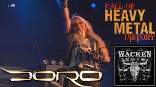 DORO PESCH Wacken 2018 Induction | Hall of Heavy Metal History