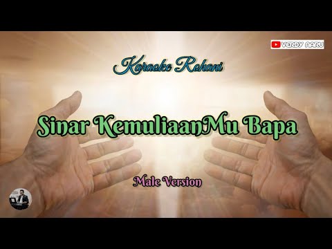 Sinar KemuliaanMu Bapa - Karaoke || Male Version (Piano Cover)