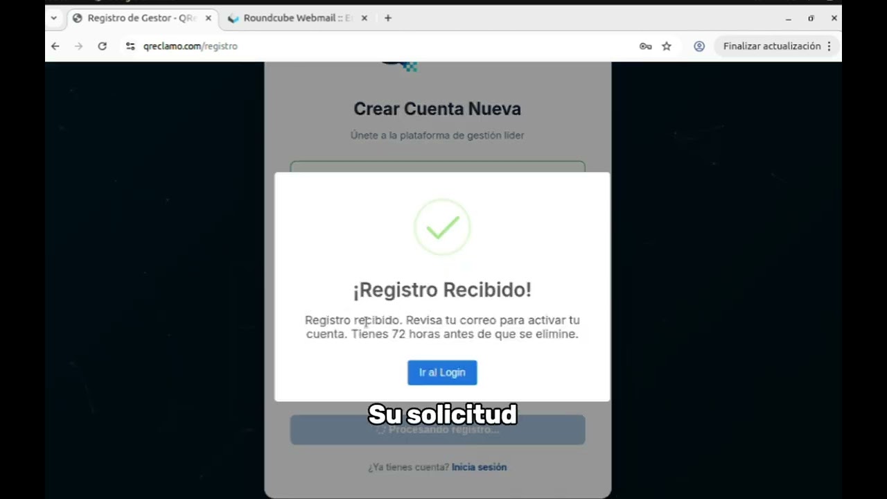 Crea tu cuenta en pocos pasos