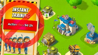 Best troop combination at EVERY HQ level without Instant Training!