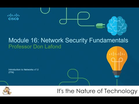 NetAcad ITN Module 16 - Network Security Fundamentals PowerPoint Presentation