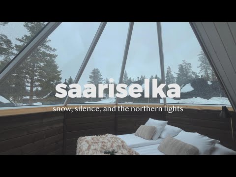 3 magical days in Lapland, staying in a Glass Cabin, and seeing the Aurora at Saariselka, Finland!
