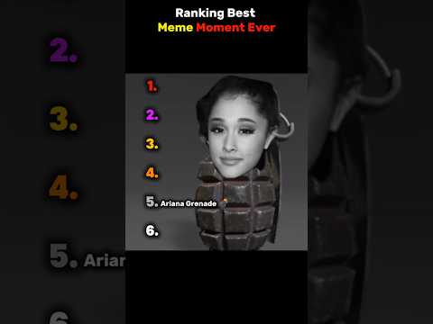 Ranking Best Meme Moment