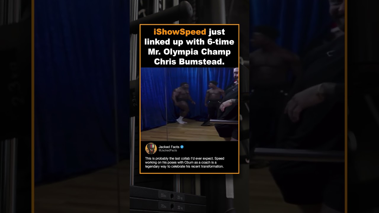 iShowSpeed는 6회 Mr. Olympia 챔피언인 크리스 범스테드와 협력했습니다.