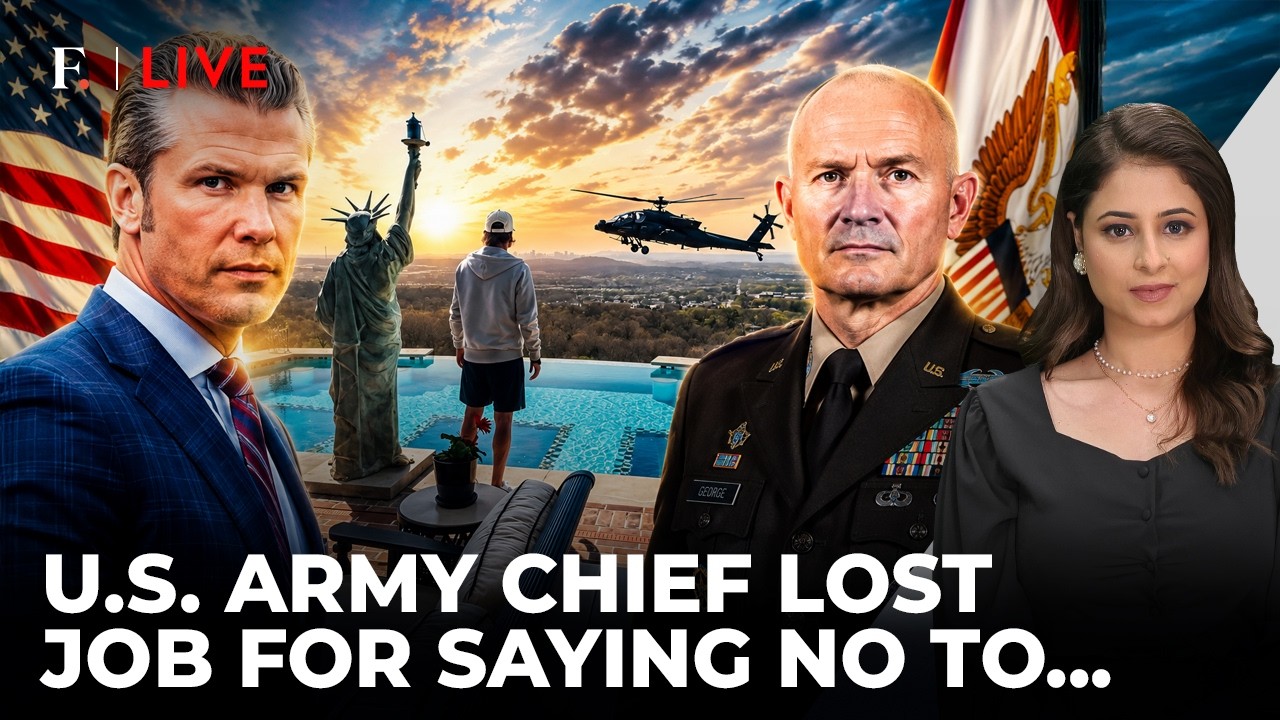 'Hegseth Pushed Randy But...': Stunning Reveal On US Army Chief's Ouster | Firstpost Live